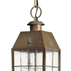 Nantucket 14 Inch Tall 2 Light Outdoor Hanging Lantern By Hinkley Lighting -LumeLux Shop Hinkley Lighting 2372AS alt2