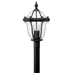 San Clemente 22 Inch Tall 3 Light Outdoor Post Lamp By Hinkley Lighting - Clearance Special -LumeLux Shop Hinkley Lighting 2441MB