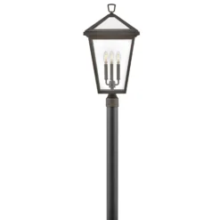 Alford Place 26 Inch Tall 3 Light LED Outdoor Post Lamp By Hinkley Lighting -LumeLux Shop Hinkley Lighting 2563OZ LL alt4