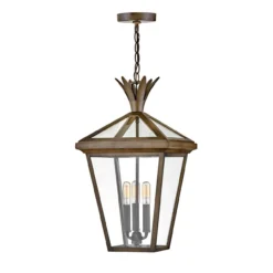 Palma 21 Inch Tall 3 Light Outdoor Hanging Lantern By Hinkley Lighting -LumeLux Shop Hinkley Lighting 26092bu 1