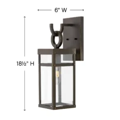 Hinkley Lighting Porter 18 Inch Tall Outdoor Wall Light -LumeLux Shop Hinkley Lighting 2800OZ LL alt1