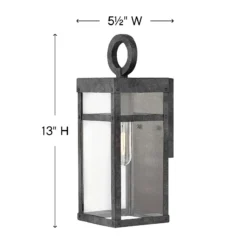 Hinkley Lighting Porter 13 Inch Tall Outdoor Wall Light -LumeLux Shop Hinkley Lighting 2806DZ LL alt1