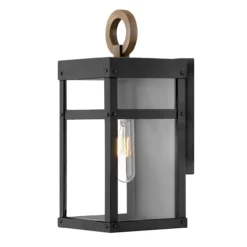 Hinkley Lighting Porter 13 Inch Tall Outdoor Wall Light -LumeLux Shop Hinkley Lighting 2806bk ll