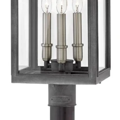 Sutcliffe 20 Inch Tall 3 Light Outdoor Post Lamp By Hinkley Lighting -LumeLux Shop Hinkley Lighting 2911DZ LL alt2