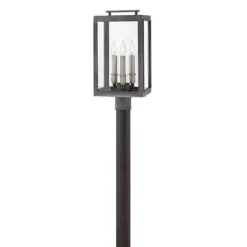 Sutcliffe 20 Inch Tall 3 Light Outdoor Post Lamp By Hinkley Lighting -LumeLux Shop Hinkley Lighting 2911dz