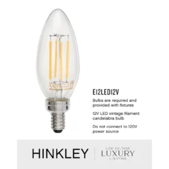 Plantation 29 Inch Tall 4 Light LED Outdoor Post Lamp By Hinkley Lighting -LumeLux Shop Hinkley Lighting LVLUXLTG infographicsE12LED12VBulb