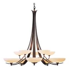 Aegis 50 Inch 10 Light Chandelier By Hubbardton Forge -LumeLux Shop Hubbardton Forge 191248 1006