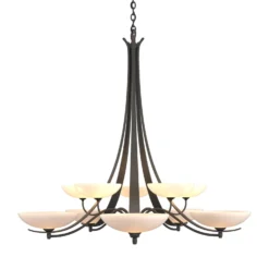 Aegis 50 Inch 10 Light Chandelier By Hubbardton Forge -LumeLux Shop Hubbardton Forge 191248 1015