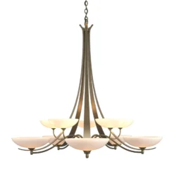 Aegis 50 Inch 10 Light Chandelier By Hubbardton Forge -LumeLux Shop Hubbardton Forge 191248 1021