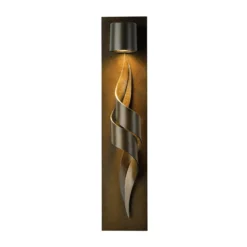 Hubbardton Forge Flux 23 Inch Tall Outdoor Wall Light -LumeLux Shop Hubbardton Forge 303090 1007