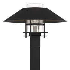 Hubbardton Forge Henry 15 Inch Tall Outdoor Post Lamp -LumeLux Shop Hubbardton Forge 344227 1001