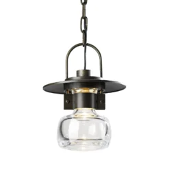 Hubbardton Forge Mason 10 Inch Tall Outdoor Hanging Lantern -LumeLux Shop Hubbardton Forge 363003 1007