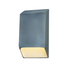 Ambiance Collection 9 Inch Tall 1 Light LED Outdoor Wall Light By Justice Design Group -LumeLux Shop Justice Design Group CER 5860W MDMT
