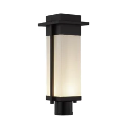 Justice Design Group Fusion 18 Inch Tall LED Outdoor Post Lamp