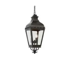 Winchester 25 Inch Tall 3 Light Outdoor Hanging Lantern By Kalco Lighting
