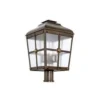 Sherwood 23 Inch Tall 4 Light Outdoor Post Lamp By Kalco Lighting