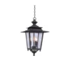 Saddlebrook 25 Inch Tall 3 Light Outdoor Hanging Lantern By Kalco Lighting