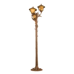 Ponderosa Outdoor 51 Inch Tall 3 Light Outdoor Post Lamp By Kalco Lighting