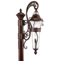Anastasia 37 Inch Tall 2 Light Outdoor Post Lamp By Kalco Lighting