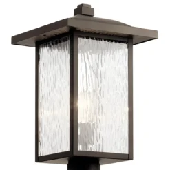 Kichler Lighting Capanna 18 Inch Tall Outdoor Post Lamp 5 Kichler Lighting Capanna 18 Inch Tall Outdoor Post Lamp -LumeLux Shop Kichler Lighting 49927OZ Detail