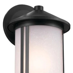 Kichler Lighting Lombard 16 Inch Tall Outdoor Wall Light -LumeLux Shop Kichler Lighting 59100BK Detail