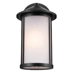 Kichler Lighting Lombard 16 Inch Tall Outdoor Wall Light -LumeLux Shop Kichler Lighting 59100BK Front