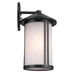 Kichler Lighting Lombard 16 Inch Tall Outdoor Wall Light -LumeLux Shop Kichler Lighting 59100BK Profile