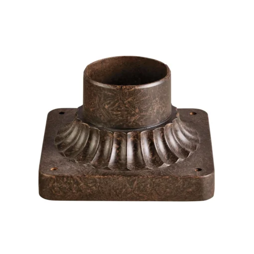 Accessory Outdoor Pier Mount Adapter By Kichler Lighting -LumeLux Shop Kichler Lighting 9592AGZ