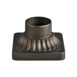 Accessory Outdoor Pier Mount Adapter By Kichler Lighting -LumeLux Shop Kichler Lighting 9592RZ