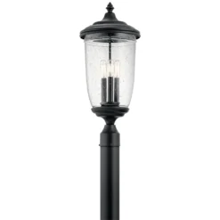 Yorke 23 Inch Tall 3 Light Outdoor Post Lamp By Kichler Lighting