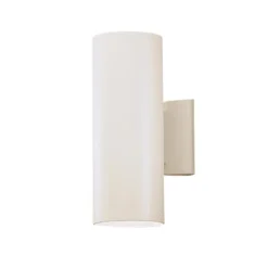 12 Inch Tall 2 Light Outdoor Wall Light By Kichler Lighting -LumeLux Shop Kichler 9244WH