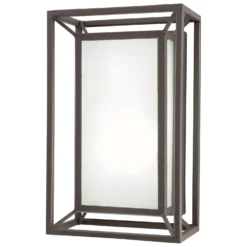 Outline 10 Inch Tall 1 Light LED Outdoor Wall Light By Kovacs