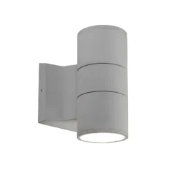 Lund 7 Inch Tall LED Outdoor Wall Light By Kuzco Lighting -LumeLux Shop Kuzco Lighting LUND EW3207 GY