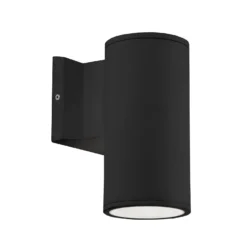 Nordic 7 Inch Tall LED Outdoor Wall Light By Kuzco Lighting -LumeLux Shop Kuzco Lighting NORDIC EW3107 BK