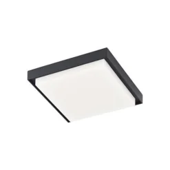 Ridge 8 Inch LED Outdoor Flush Mount By Kuzco Lighting -LumeLux Shop Kuzco Lighting ec34509 bk s
