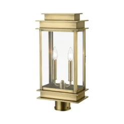 Princeton 20 Inch Tall 2 Light Outdoor Post Lamp By Livex Lighting -LumeLux Shop Livex Lighting 2017 01 05