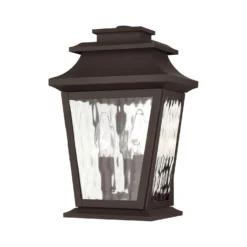 Hathaway 13 Inch Tall 2 Light Outdoor Wall Light By Livex Lighting -LumeLux Shop Livex Lighting 20256 07 01