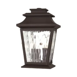 Hathaway 13 Inch Tall 2 Light Outdoor Wall Light By Livex Lighting -LumeLux Shop Livex Lighting 20256 07 04