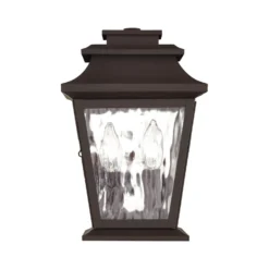 Hathaway 13 Inch Tall 2 Light Outdoor Wall Light By Livex Lighting -LumeLux Shop Livex Lighting 20256 07 06