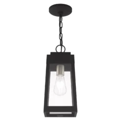 Oslo 14 Inch Tall 1 Light Outdoor Hanging Lantern By Livex Lighting -LumeLux Shop Livex Lighting 20854 04 06