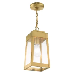 Oslo 14 Inch Tall 1 Light Outdoor Hanging Lantern By Livex Lighting -LumeLux Shop Livex Lighting 20854 12 05