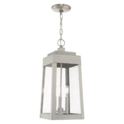Oslo 19 Inch Tall 3 Light Outdoor Hanging Lantern By Livex Lighting - Clearance Special -LumeLux Shop Livex Lighting 20857 91 01