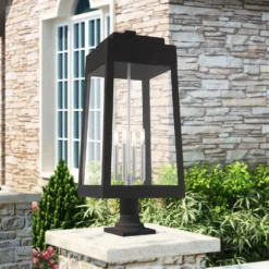 Oslo 31 Inch Tall 4 Light Outdoor Post Lamp By Livex Lighting -LumeLux Shop Livex Lighting 20862 04 11