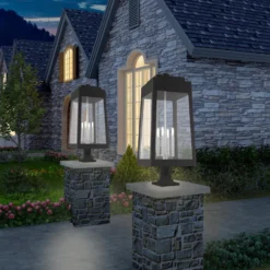 Oslo 31 Inch Tall 4 Light Outdoor Post Lamp By Livex Lighting -LumeLux Shop Livex Lighting 20862 04 2