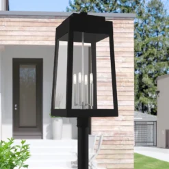 Oslo 31 Inch Tall 4 Light Outdoor Post Lamp By Livex Lighting -LumeLux Shop Livex Lighting 20862 04 33
