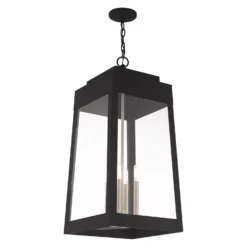 Oslo 30 Inch Tall 4 Light Outdoor Hanging Lantern By Livex Lighting -LumeLux Shop Livex Lighting 20863 04 05