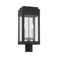 York 19 Inch Tall 2 Light Outdoor Post Lamp By Livex Lighting -LumeLux Shop Livex Lighting 21236 04 04