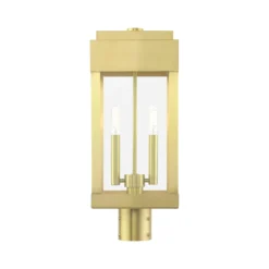 York 19 Inch Tall 2 Light Outdoor Post Lamp By Livex Lighting -LumeLux Shop Livex Lighting 21236 12 03