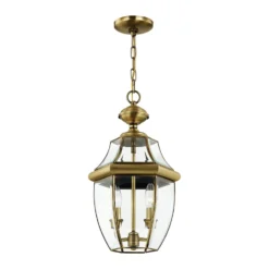 Monterey 19 Inch Tall 2 Light Outdoor Hanging Lantern By Livex Lighting -LumeLux Shop Livex Lighting 2255 01 03