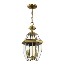 Monterey 19 Inch Tall 2 Light Outdoor Hanging Lantern By Livex Lighting -LumeLux Shop Livex Lighting 2255 01 04